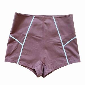 FP Movement You’re a Peach Sporty Short Shorts High-Waisted Mauve